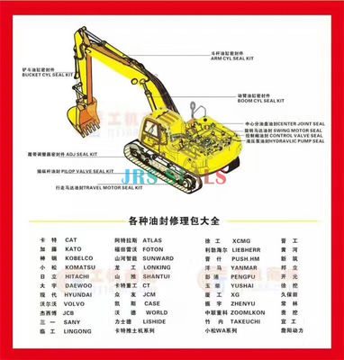 7079971130 7079966180 707-99-71130 707-99-66180 Hydraulic Cylinder Excavator Seal Kit
