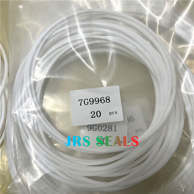 7G9968 7G-9968 Белый ПТФЭ Резервное уплотнение Пылезащитное уплотнение Гидравлический цилиндр Подъемник рулевого управления погрузчика Комплект уплотнений